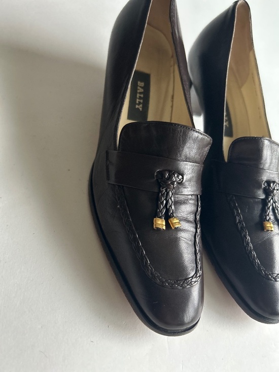 Bally Brown Genuine Leather Classic Pumps size 8.5N - Picture 6 of 15